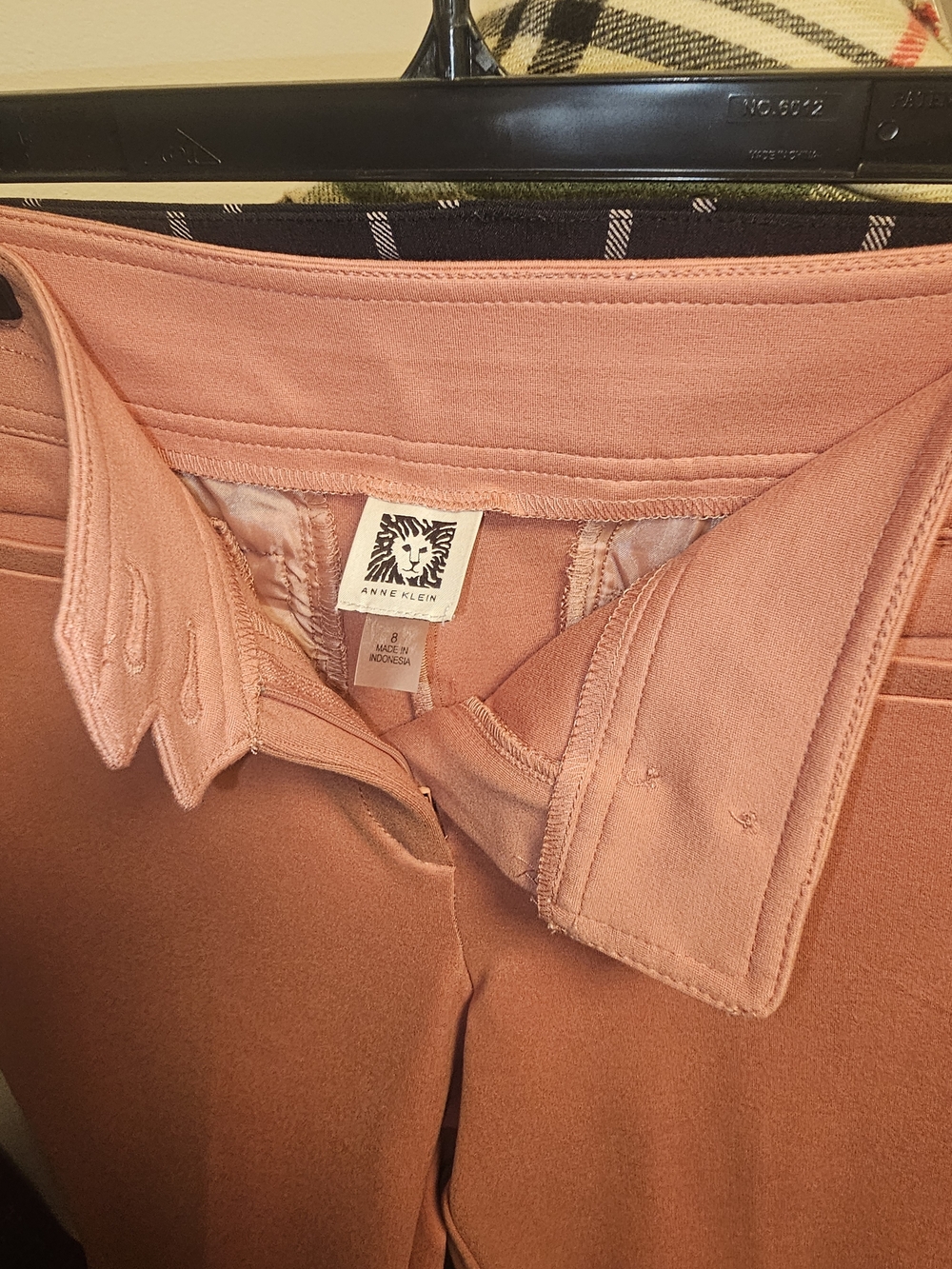 Anne Klein Rose Blush Straight Dress Pants